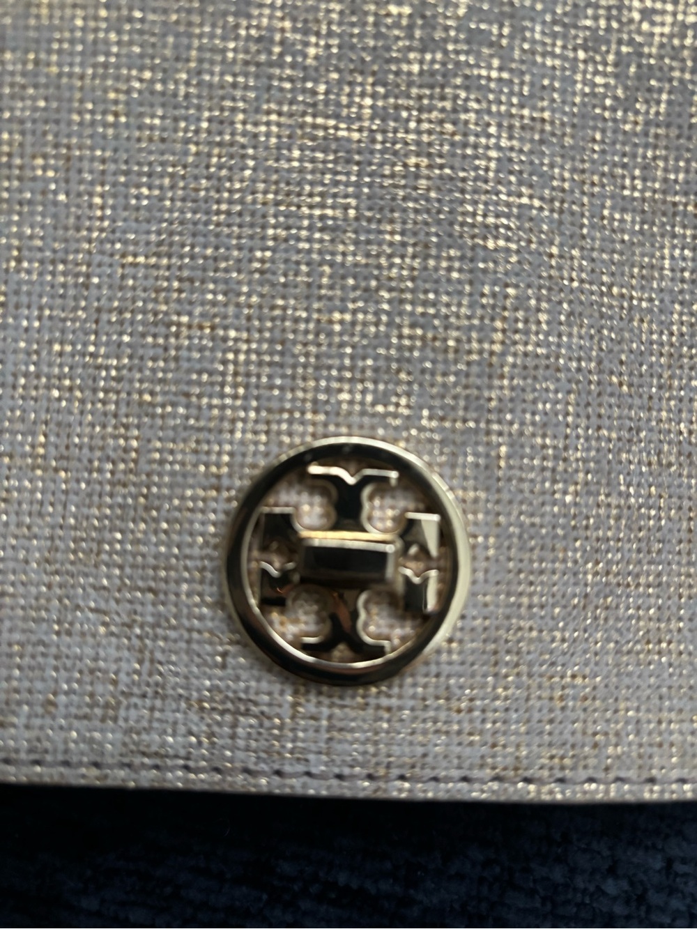 Tory Burch Metallic Gold Chain Crossbody Bag - Picture 4 of 14